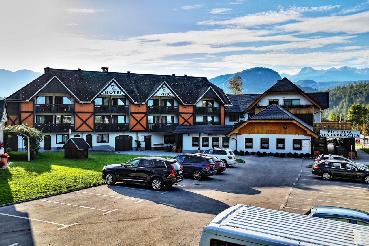 Hotel Tripic, Restaurant And Pizzeria Bohinj Exterior foto